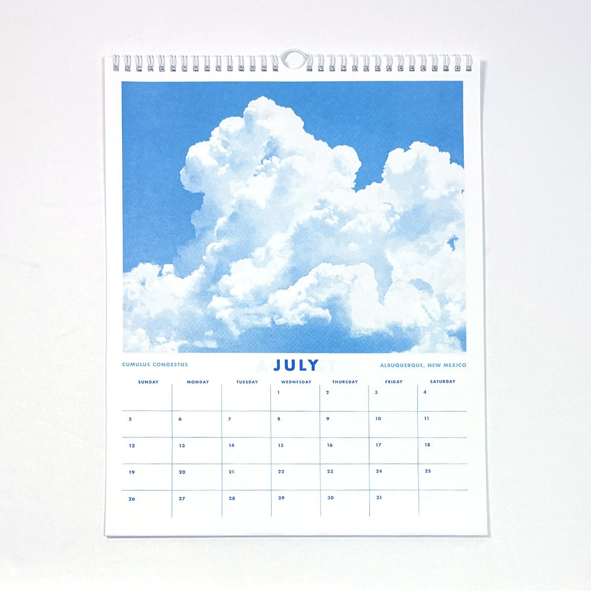 2026 Wall Calendar - Clouds - Next Chapter Studio