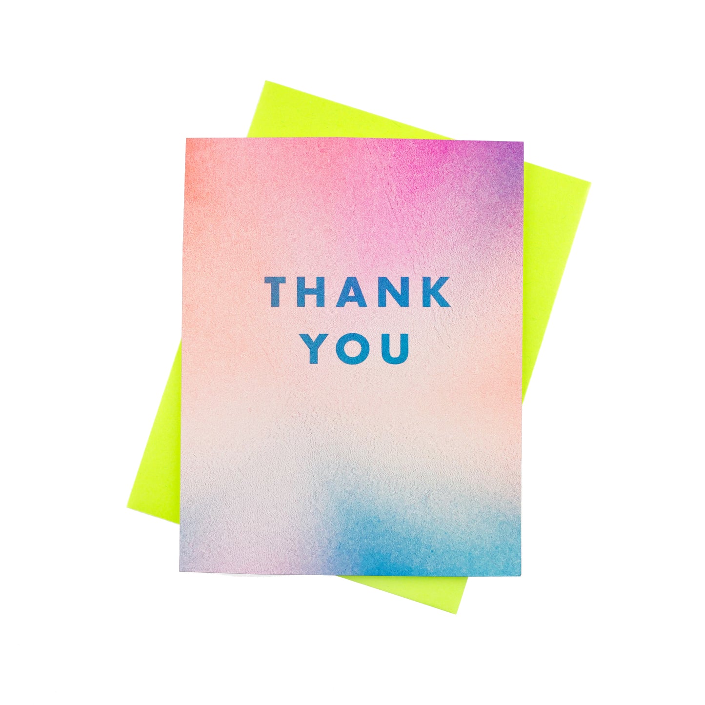 "Thank You" Aura Risograph Card