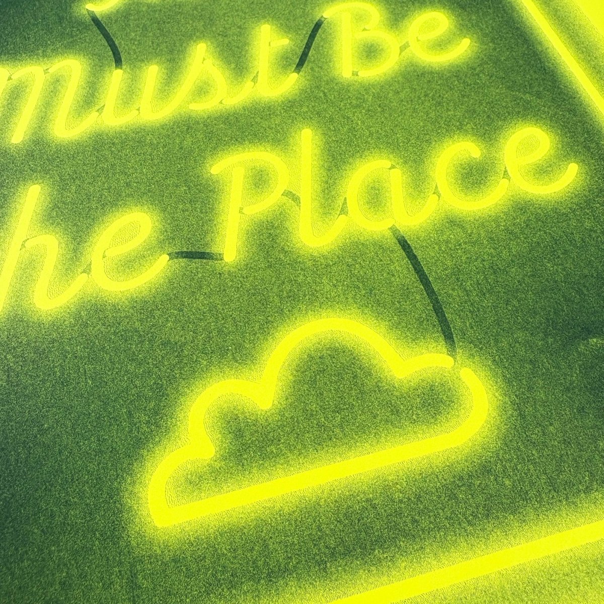 Neon Brights "This Must Be the Place" - Risograph Art Print - Next Chapter Studio