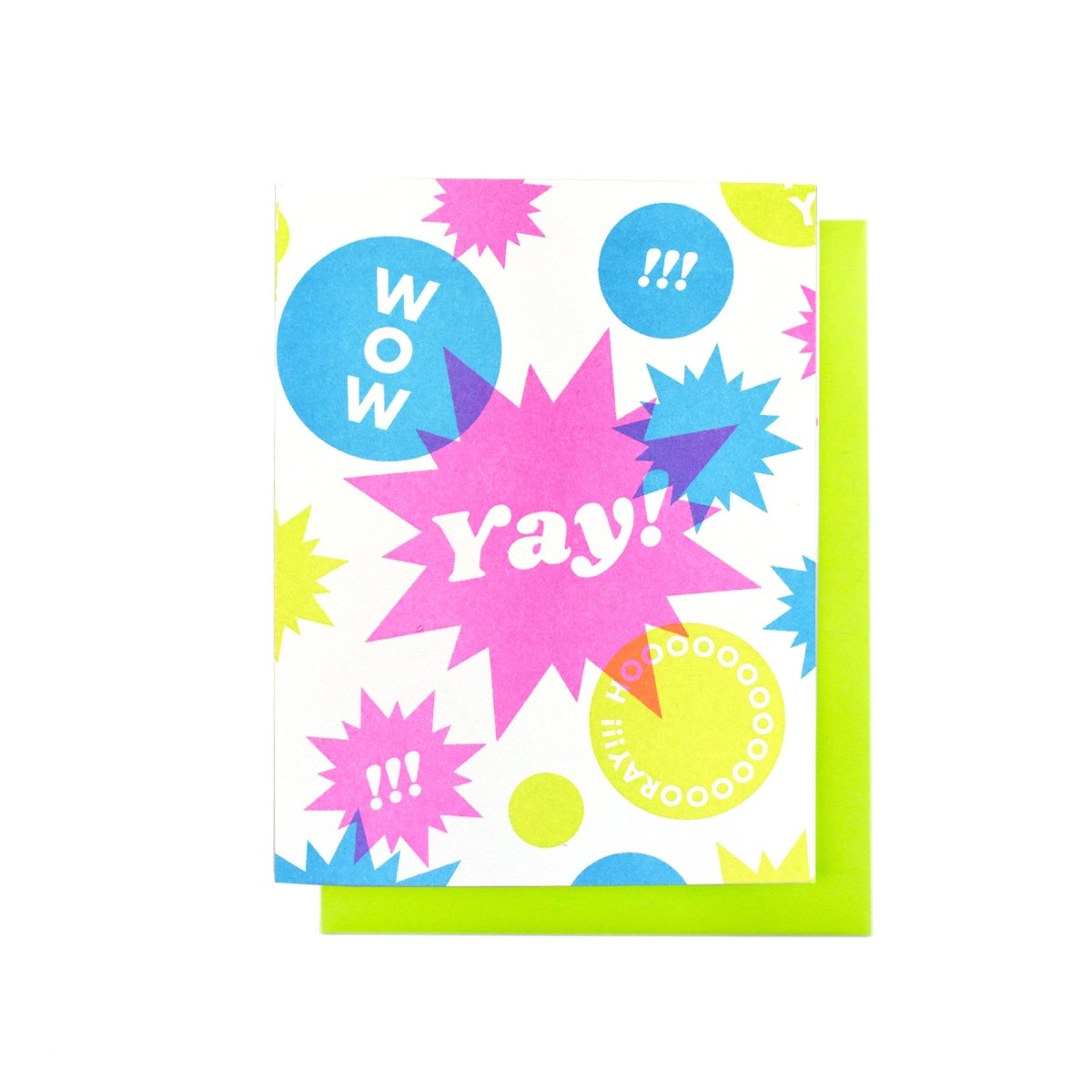 New New Yay! - Risograph Greeting Card - Next Chapter Studio