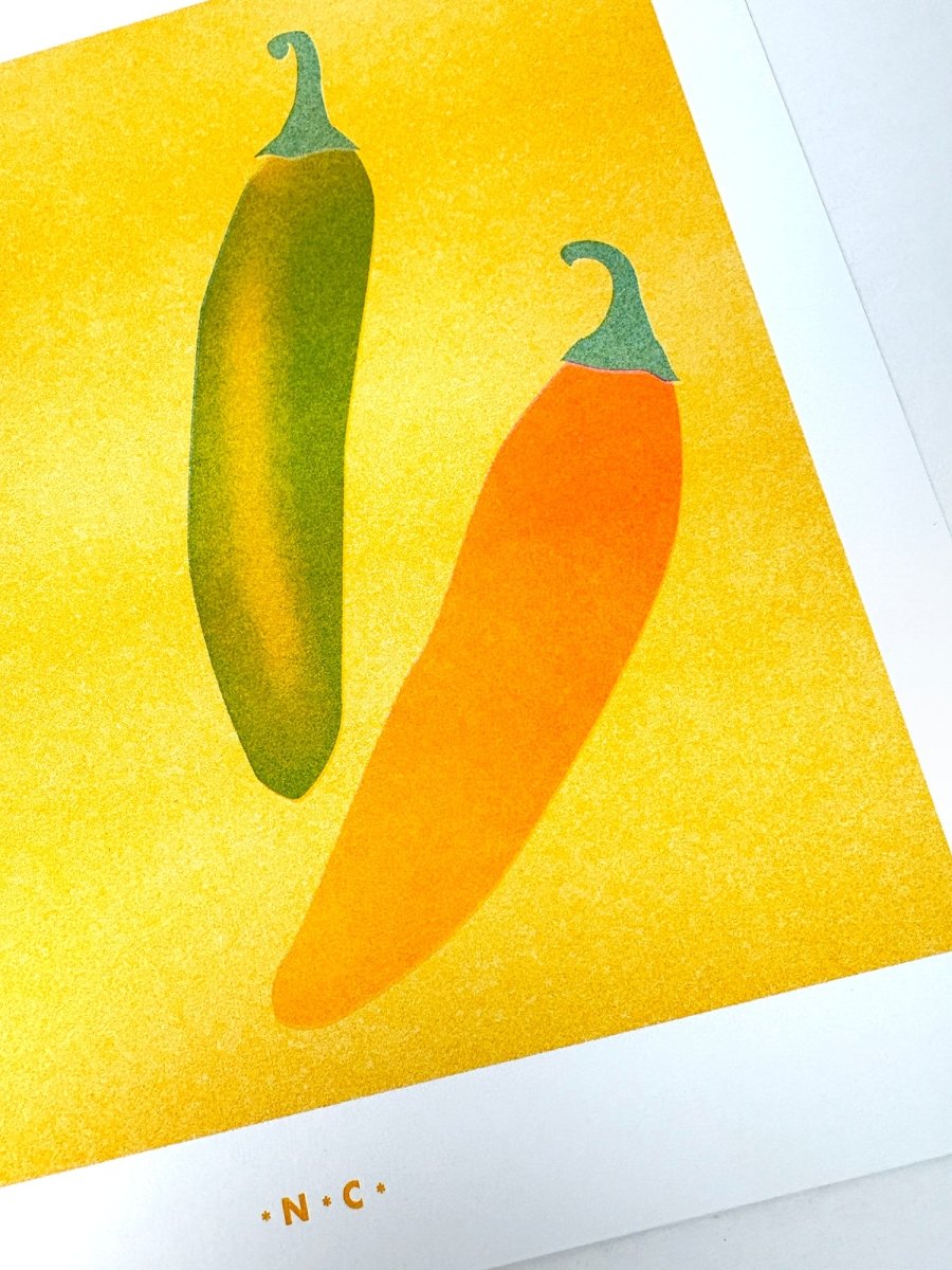 NM Chiles - Art Risograph Print - Next Chapter Studio