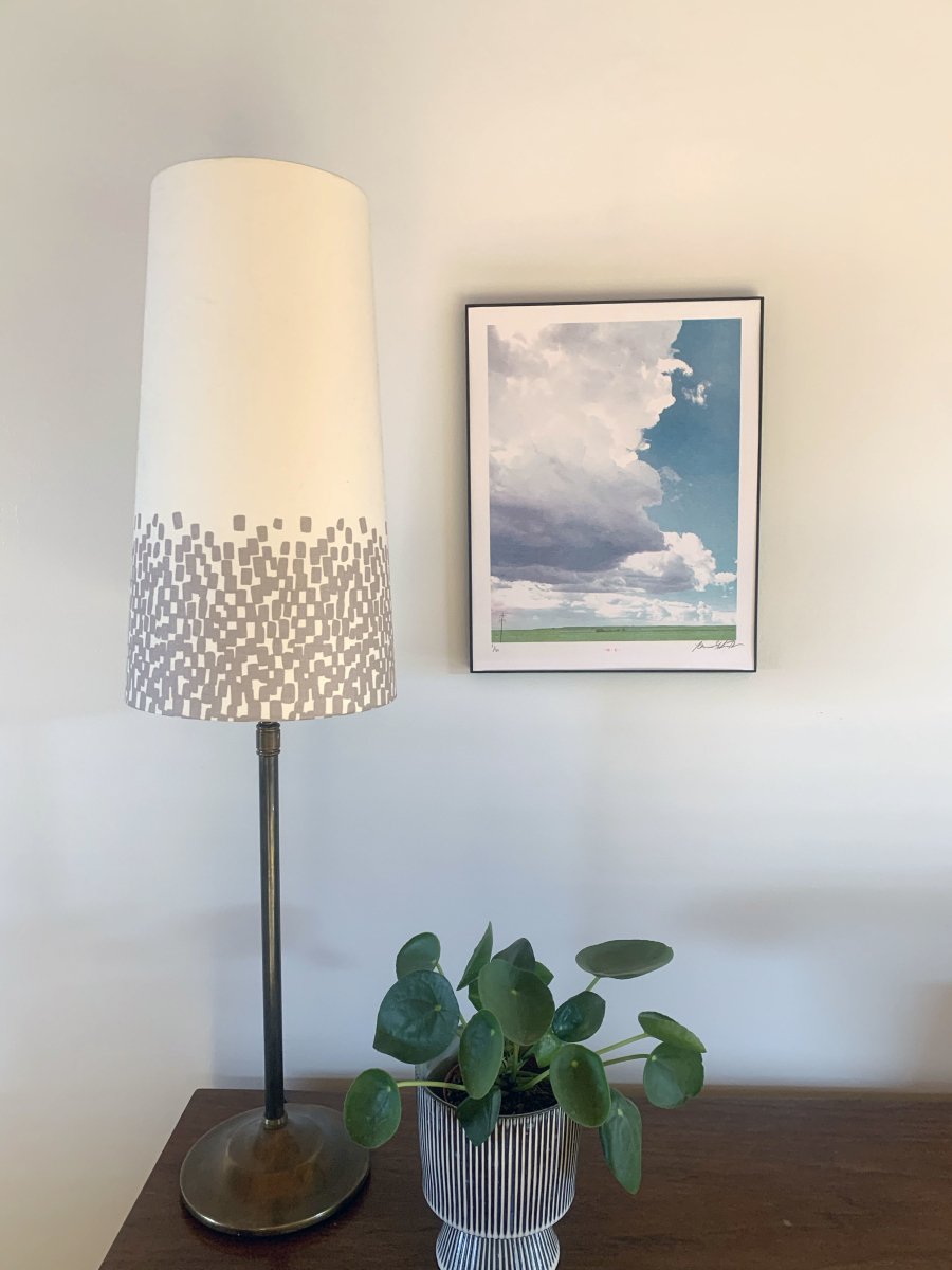 Big Clouds in Northern New Mexico - Risograph Art Print - Next Chapter Studio