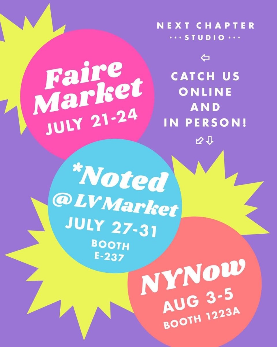 2025 Summer Market Season! - Next Chapter Studio