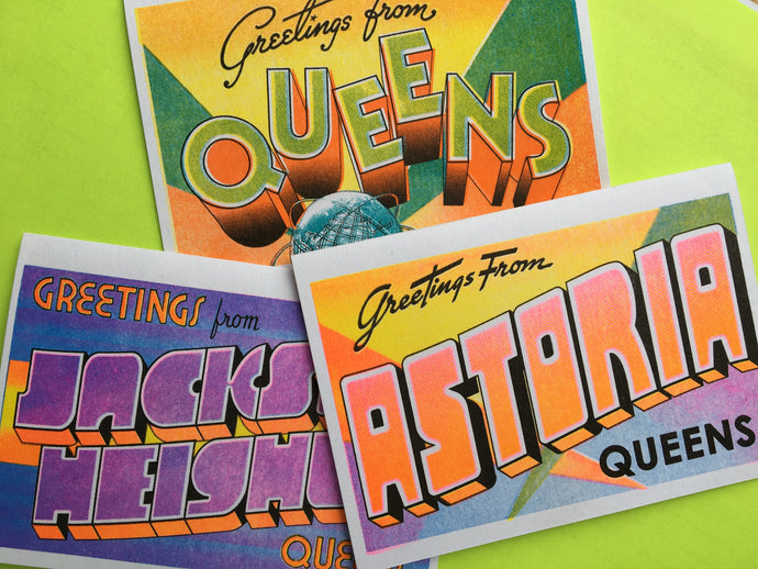 New 'Greetings From' Cards: Queens, Jackson Heights and Astoria!