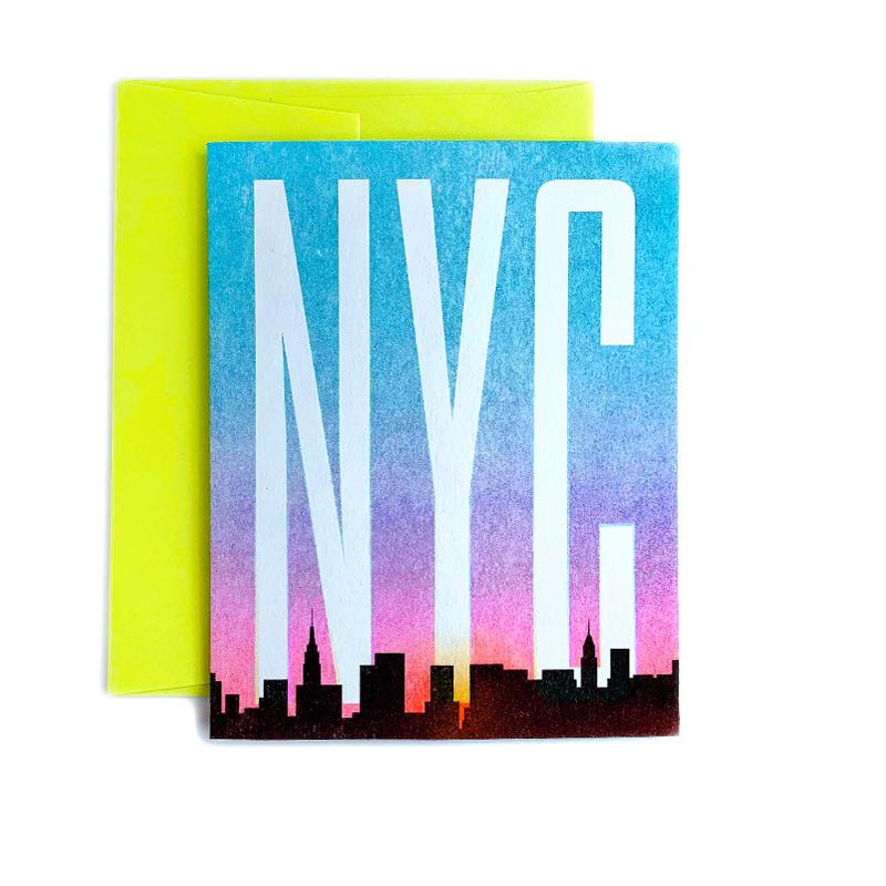 New York City Risograph Greeting Cards | Next Chapter Studio