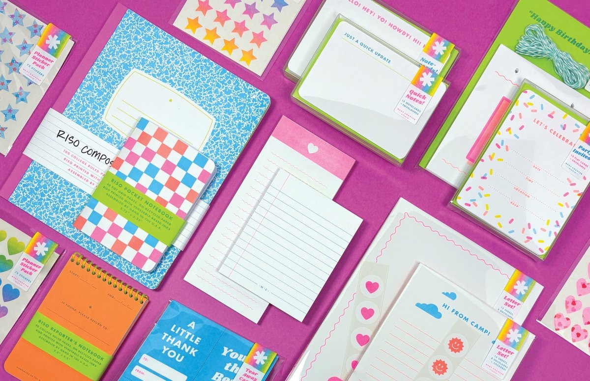 Risograph Stationery - Next Chapter Studio