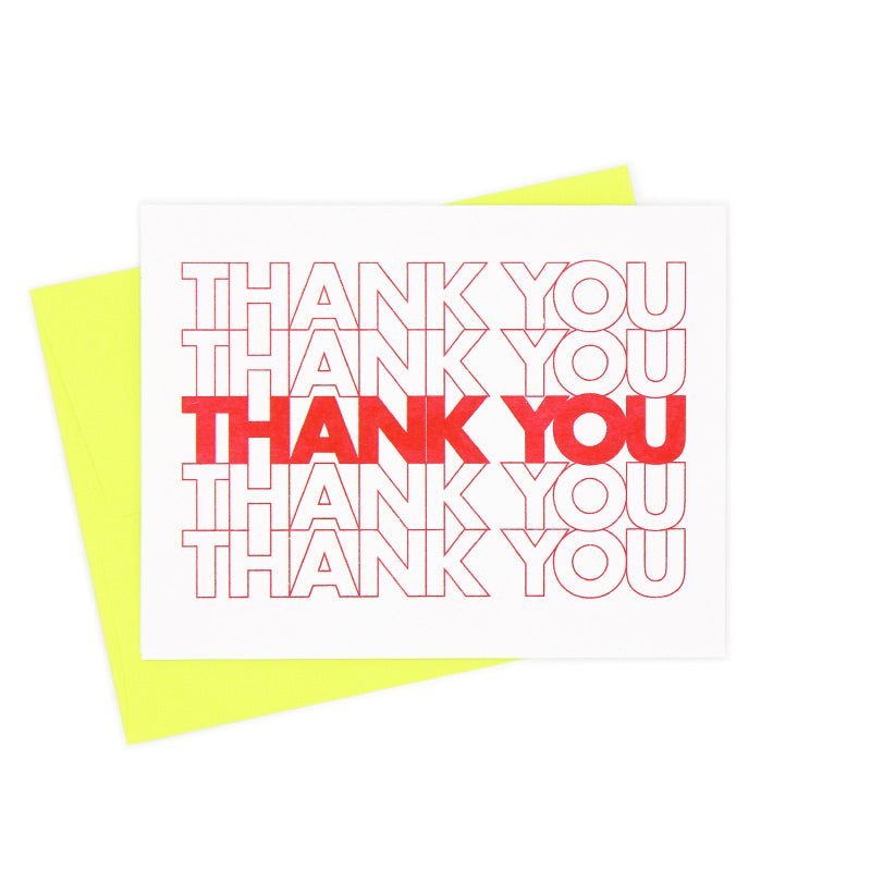 Thank You Cards - Printed with Risograph - Next Chapter Studio