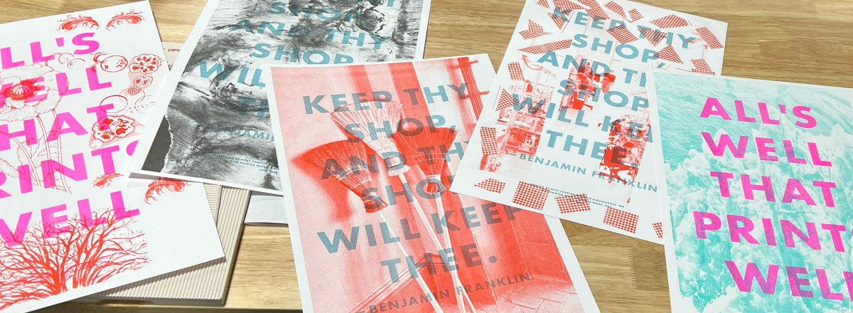 10/22/26 Poster Demo - Albuquerque Riso Workshop - Next Chapter Studio