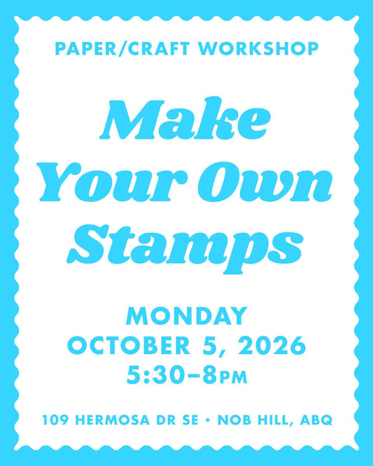 10/5/26 DIY Stamps - Paper People Workshop - Next Chapter Studio