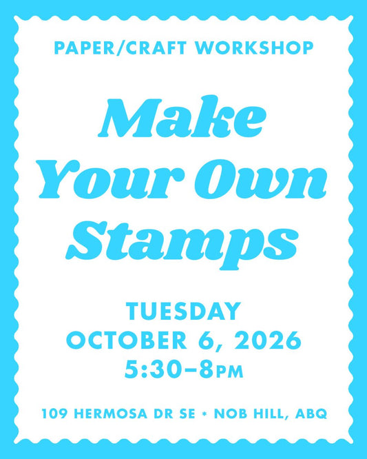10/6/26 DIY Stamps - Paper People Workshop - Next Chapter Studio