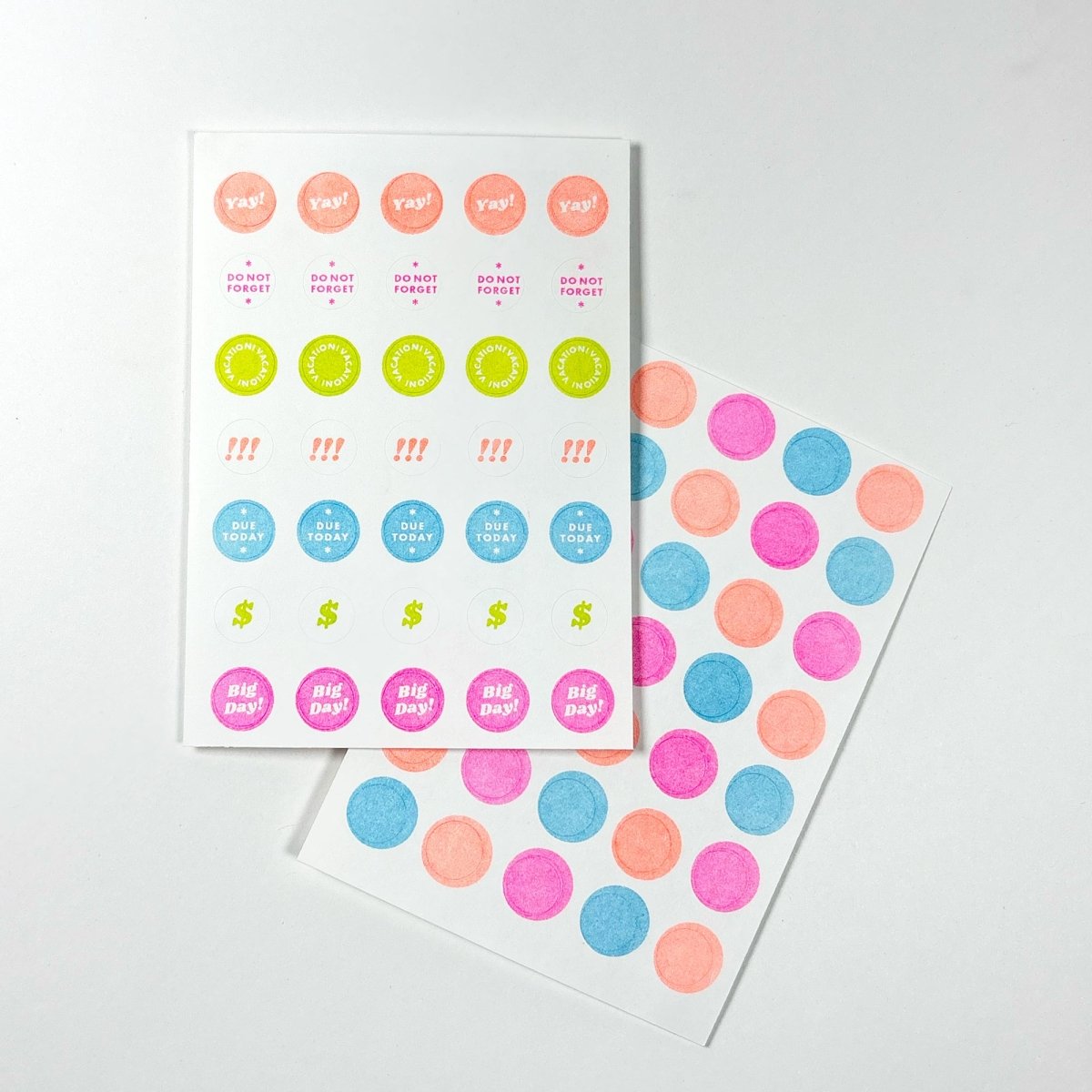 11x17 Risograph Perpetual Wall Calendar - Undated - Next Chapter Studio