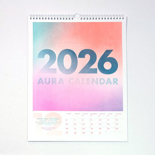 2026 Wall Calendar - Aura - Next Chapter Studio