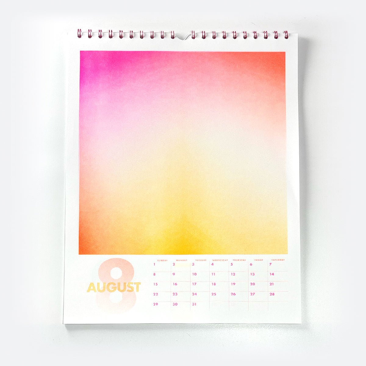 2027 Risograph Wall Calendar - Aura - Next Chapter Studio