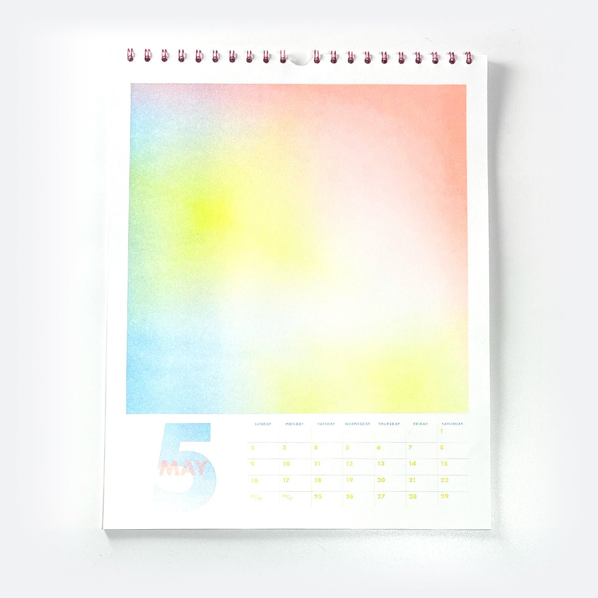 2027 Risograph Wall Calendar - Aura - Next Chapter Studio