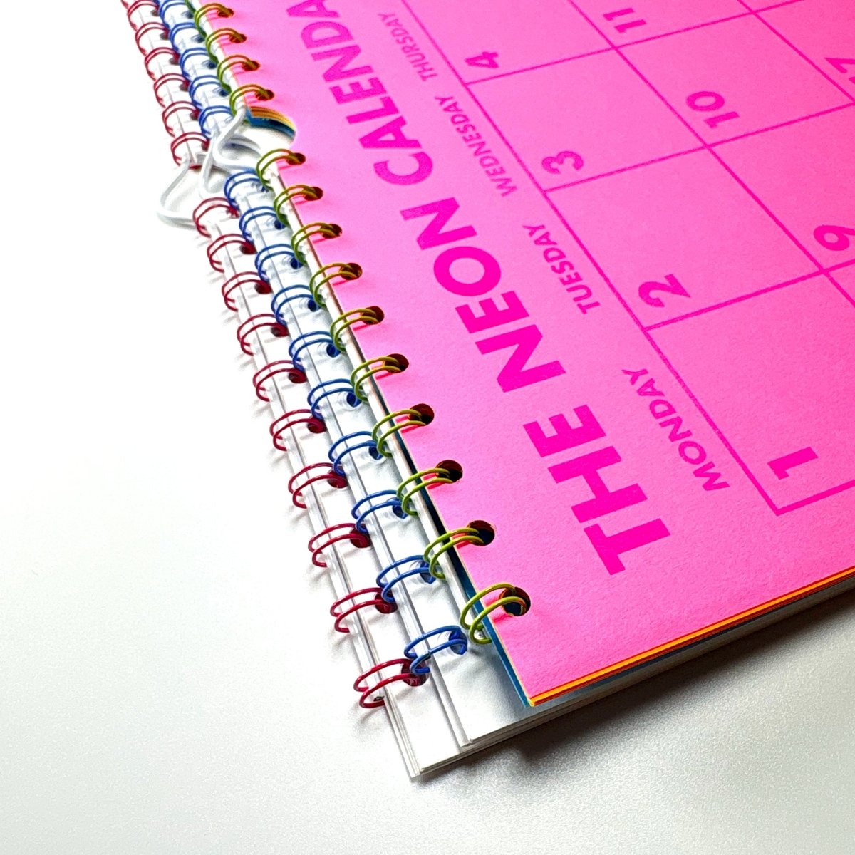 2027 Risograph Wall Calendar - Neon - Next Chapter Studio