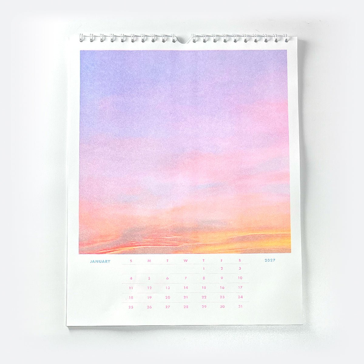 2027 Risograph Wall Calendar - Sunsets - Next Chapter Studio