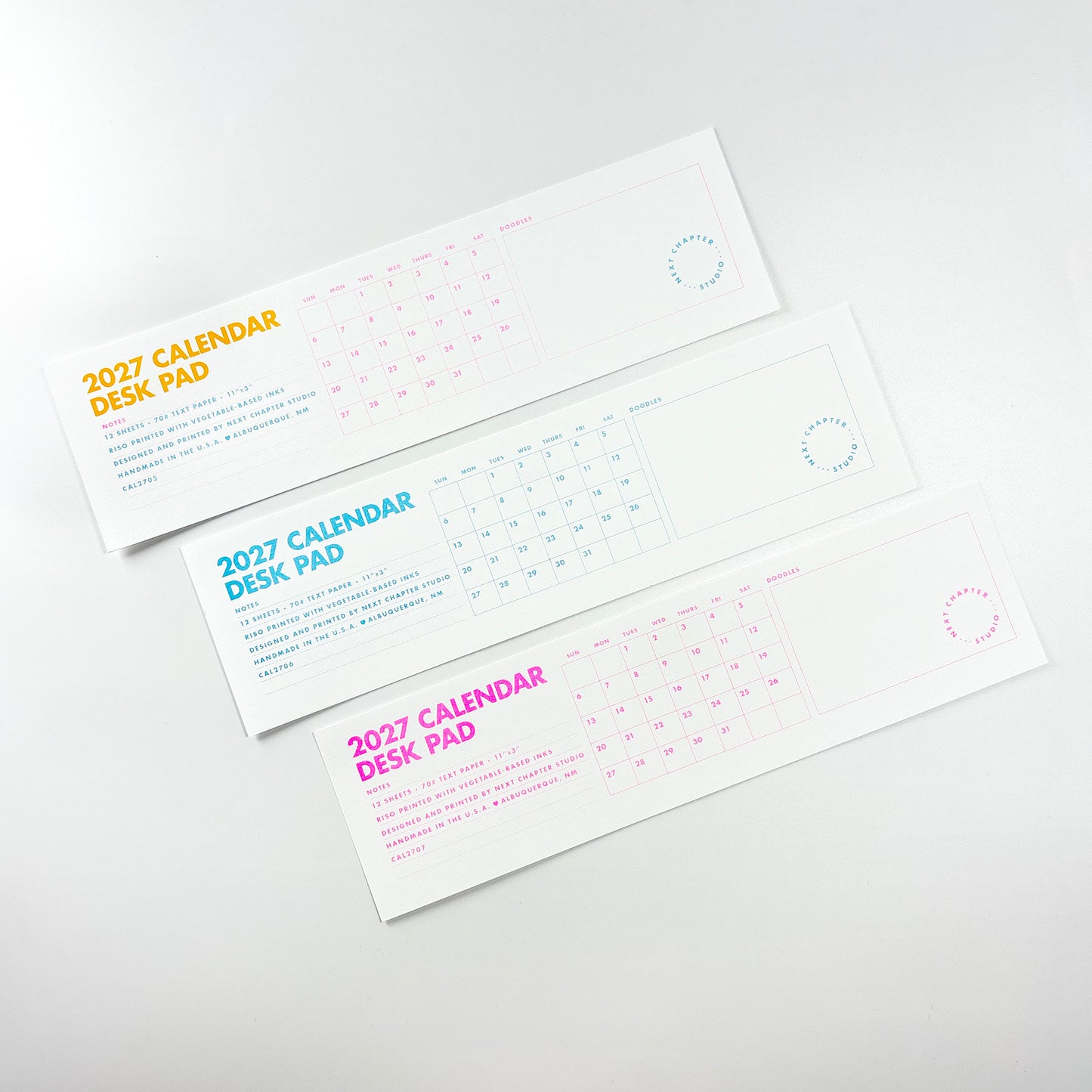 2027 Risograph Desk Pad Calendar