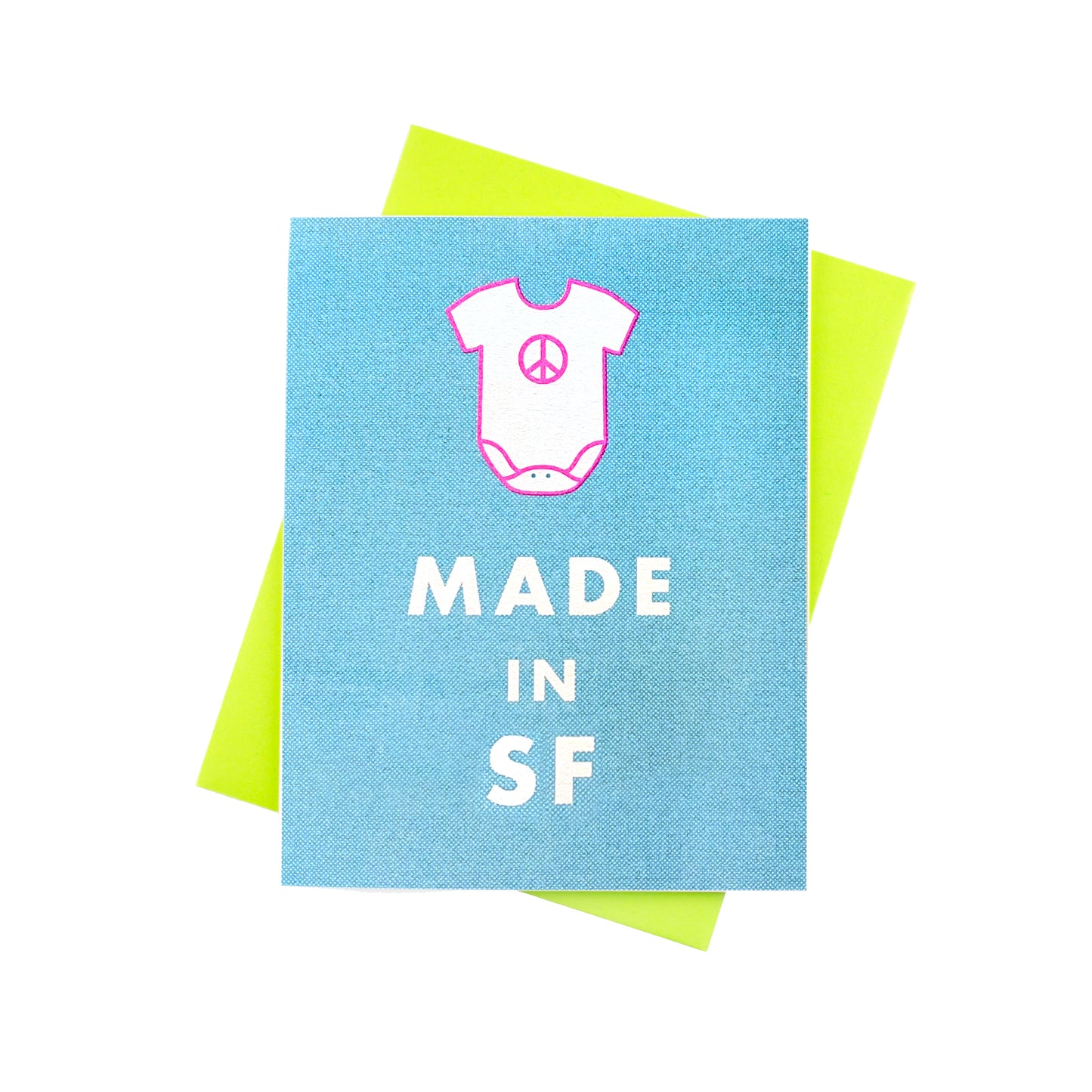 "Made in SF" - Funny Baby Card