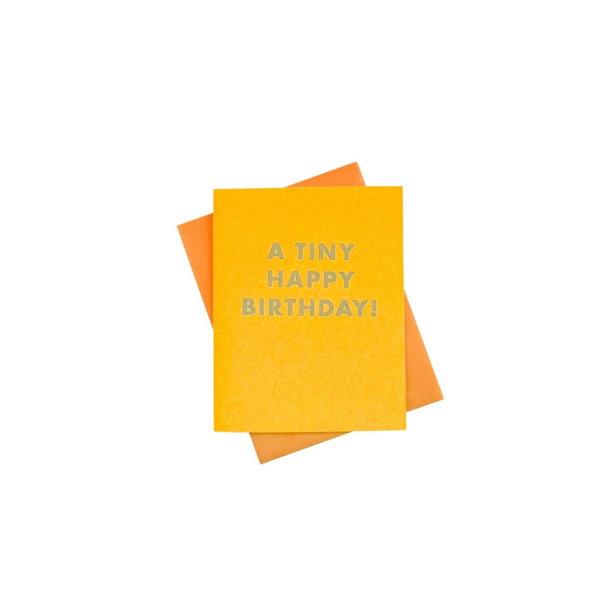"A Tiny Happy Birthday" - MINI Risograph Card - Next Chapter Studio