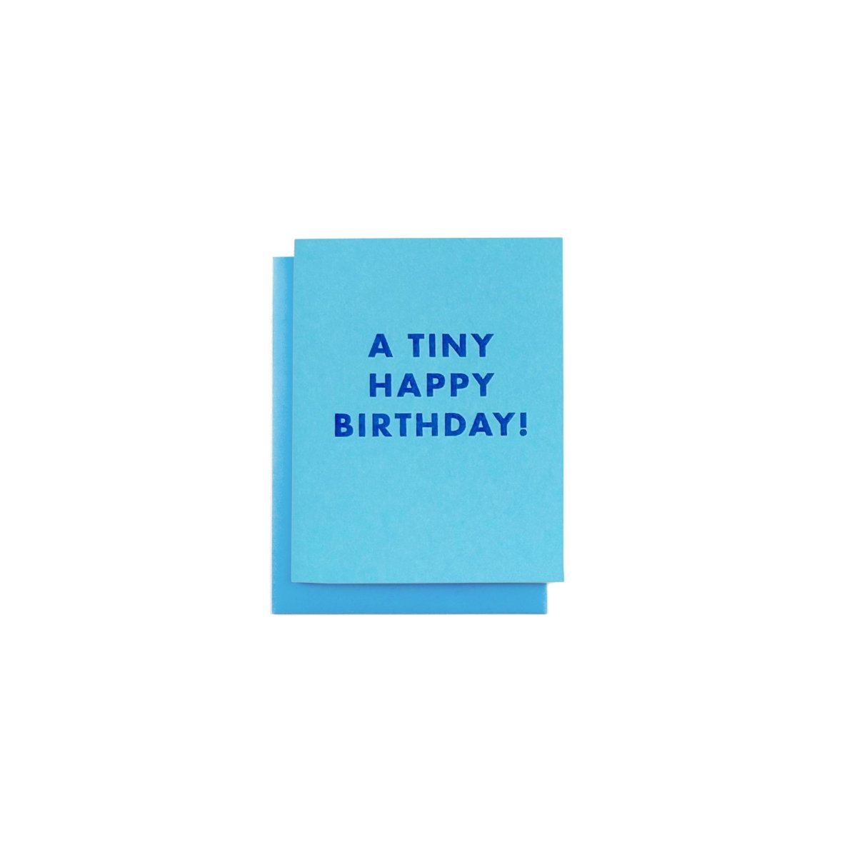 "A Tiny Happy Birthday" - MINI Risograph Card - Next Chapter Studio
