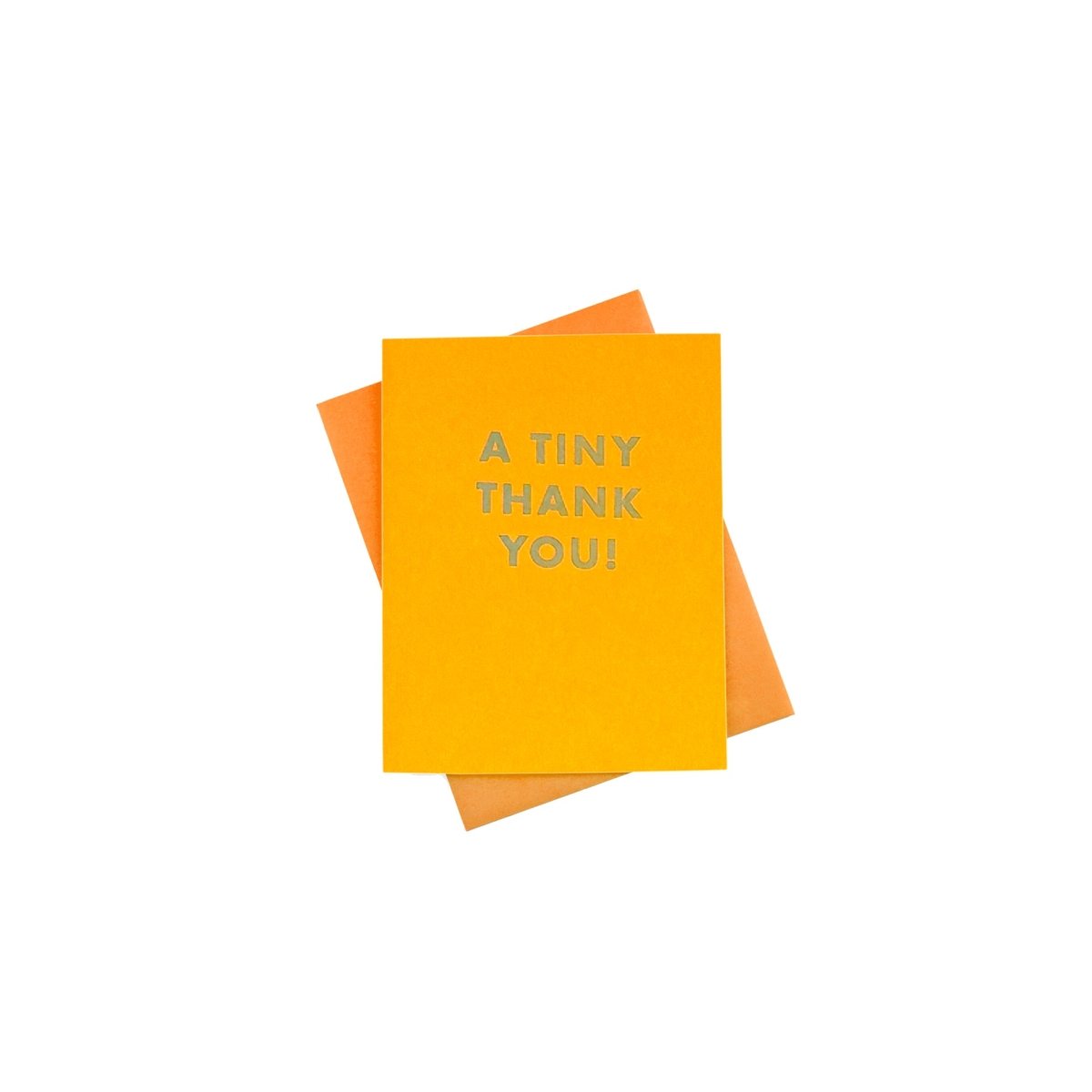 "A Tiny Thank You!" - MINI Risograph Card - Next Chapter Studio