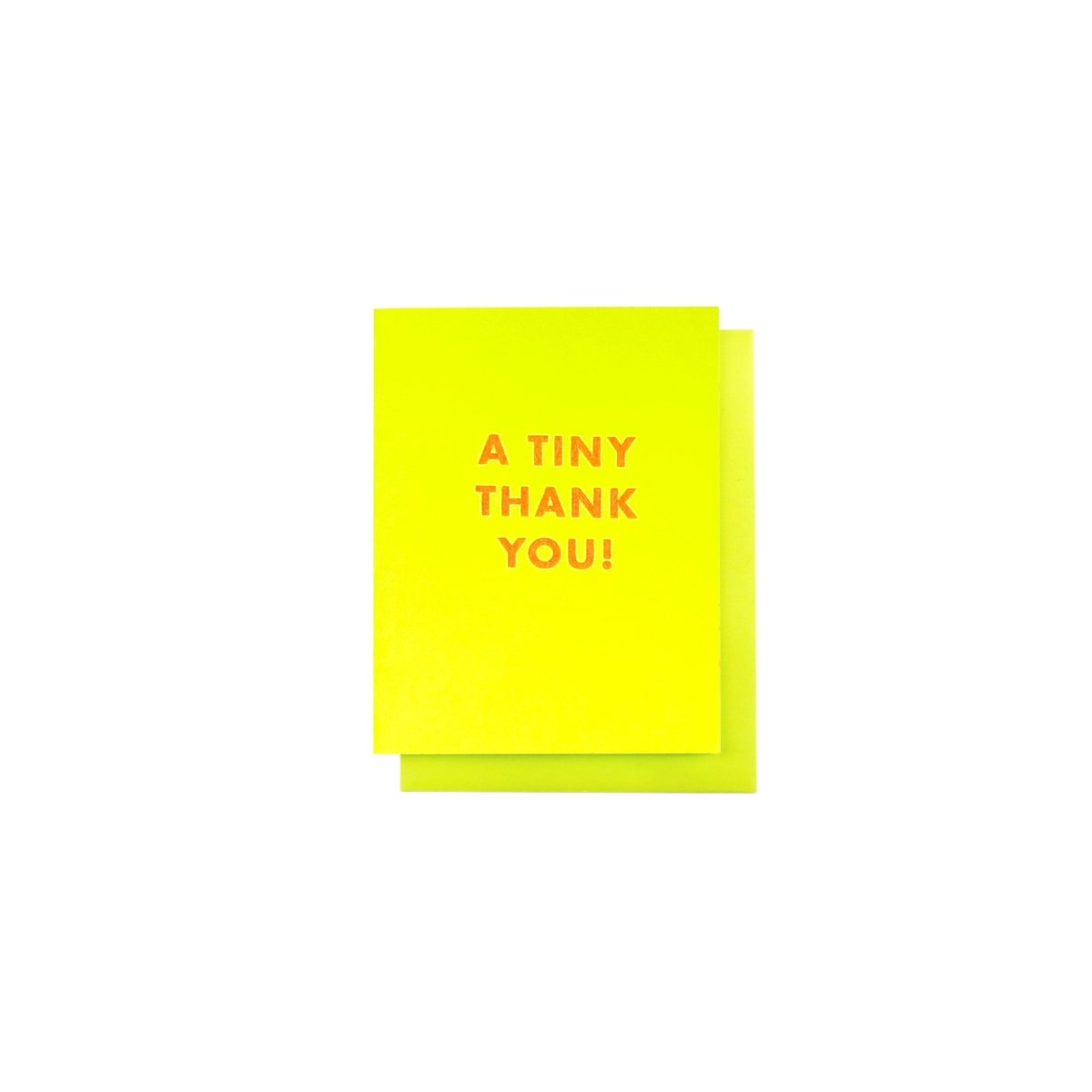 "A Tiny Thank You!" - MINI Risograph Card - Next Chapter Studio