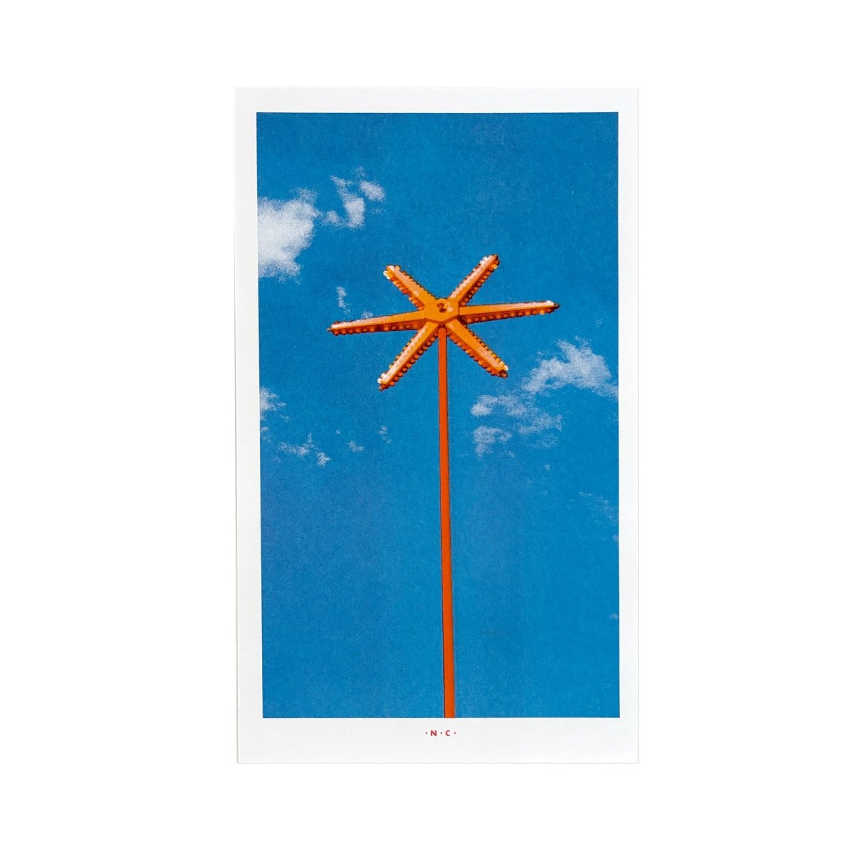 Dean’s Restaurant spoke sign, Tucumcari, New Mexico - Risograph Art Print - Next Chapter Studio
