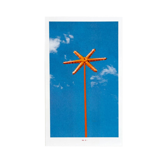 Dean’s Restaurant spoke sign, Tucumcari, New Mexico - Risograph Art Print - Next Chapter Studio