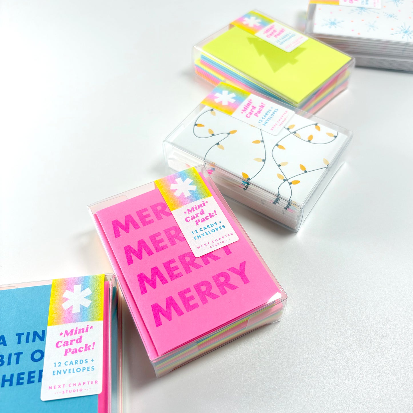 Mini Holiday Card Pack! - Variety - MINI Risograph Cards