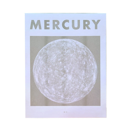 Mercury - Planet Risograph Print - Next Chapter Studio