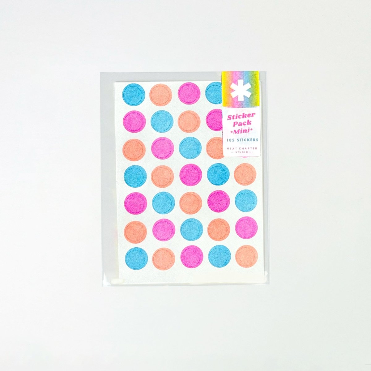 Mini Sticker Pack - .5" circles - Next Chapter Studio