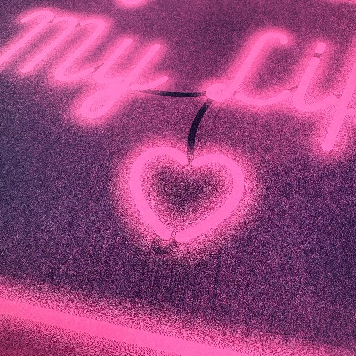 Neon Brights "You Light Up My Life" - Risograph Art Print - Next Chapter Studio