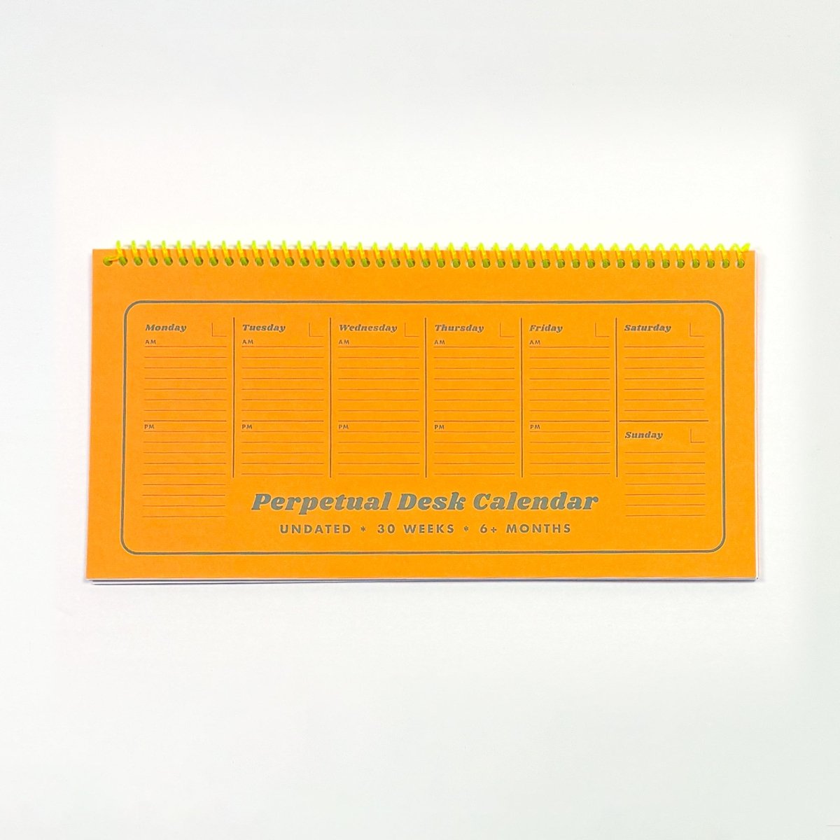 Perpetual Desk Calendar - Undated