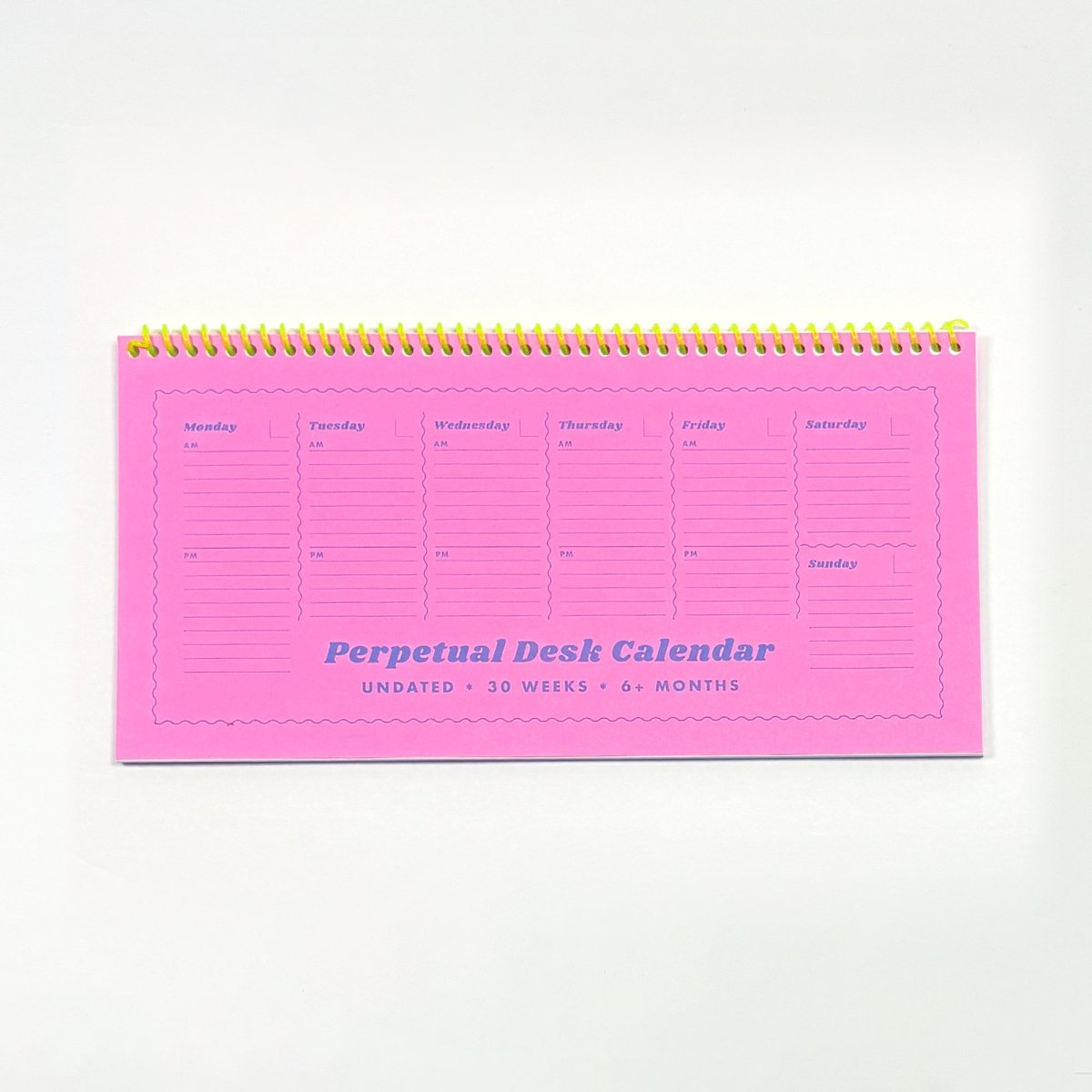 Perpetual Desk Calendar - Undated