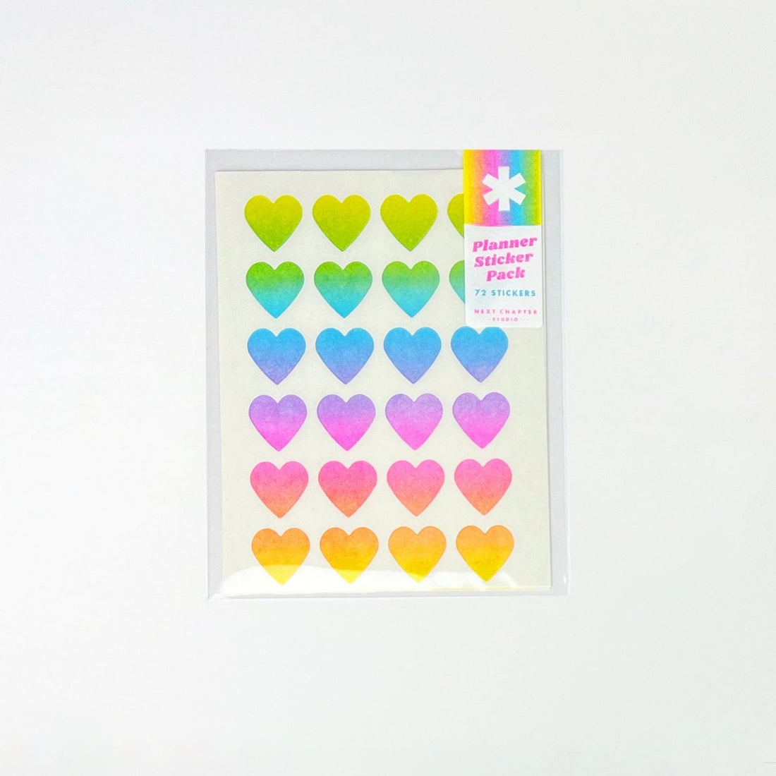 Planner Sticker Pack - Rainbow Shapes – Next Chapter Studio