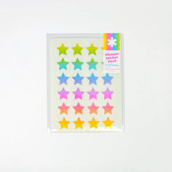 Planner Sticker Pack - Rainbow Shapes – Next Chapter Studio