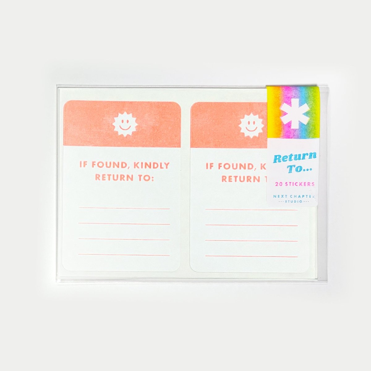 Return To Sticker Pack - Riso Stickers - Next Chapter Studio