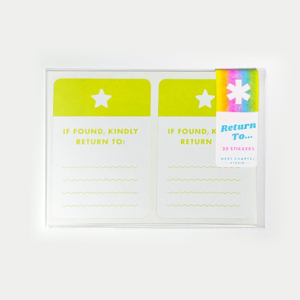 Return To Sticker Pack - Riso Stickers - Next Chapter Studio
