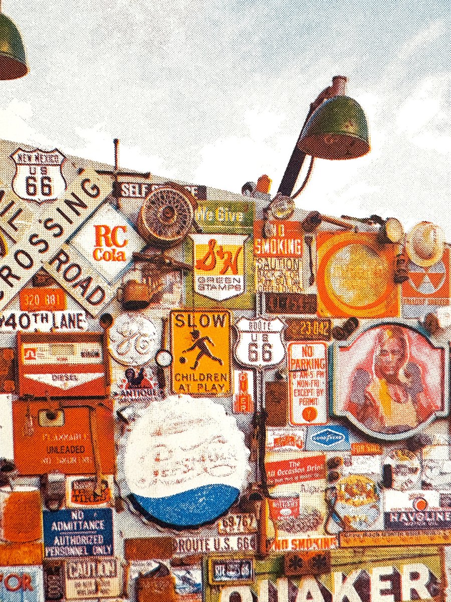 Route 66 Diner Signs, Albuquerque - Carol M. Highsmith’s America Project - Risograph Art Print - Next Chapter Studio