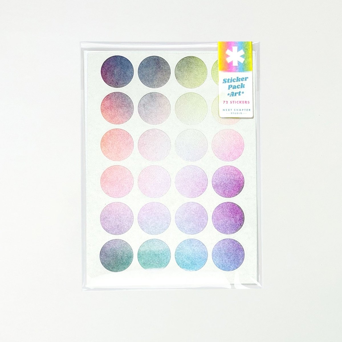 Sticker Pack - 1" Circles - Art - Next Chapter Studio