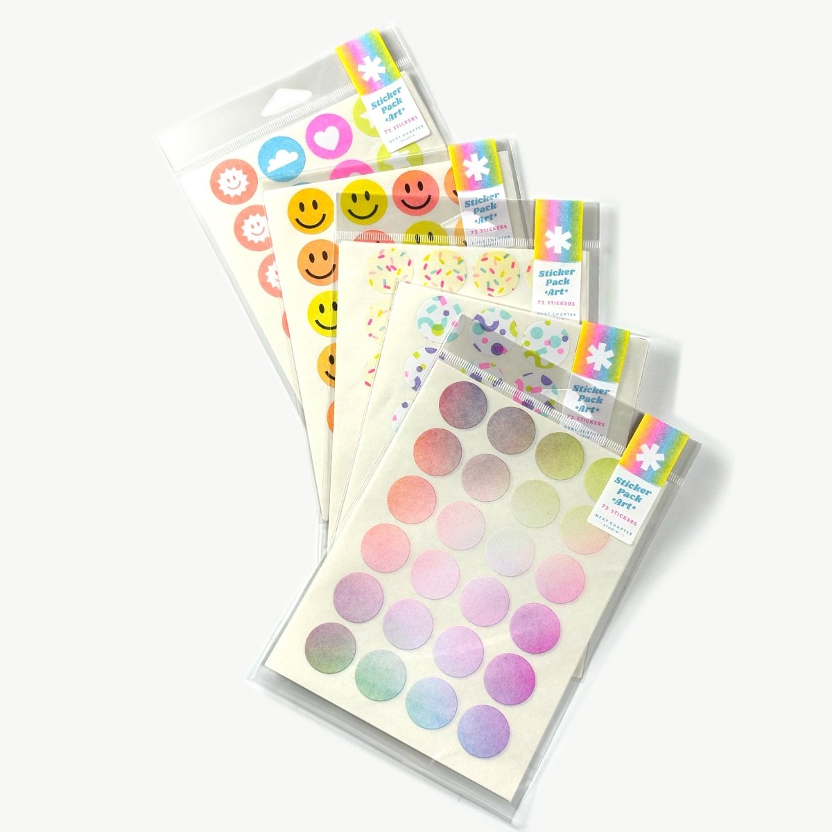 Sticker Pack - 1" Circles - Art - Next Chapter Studio