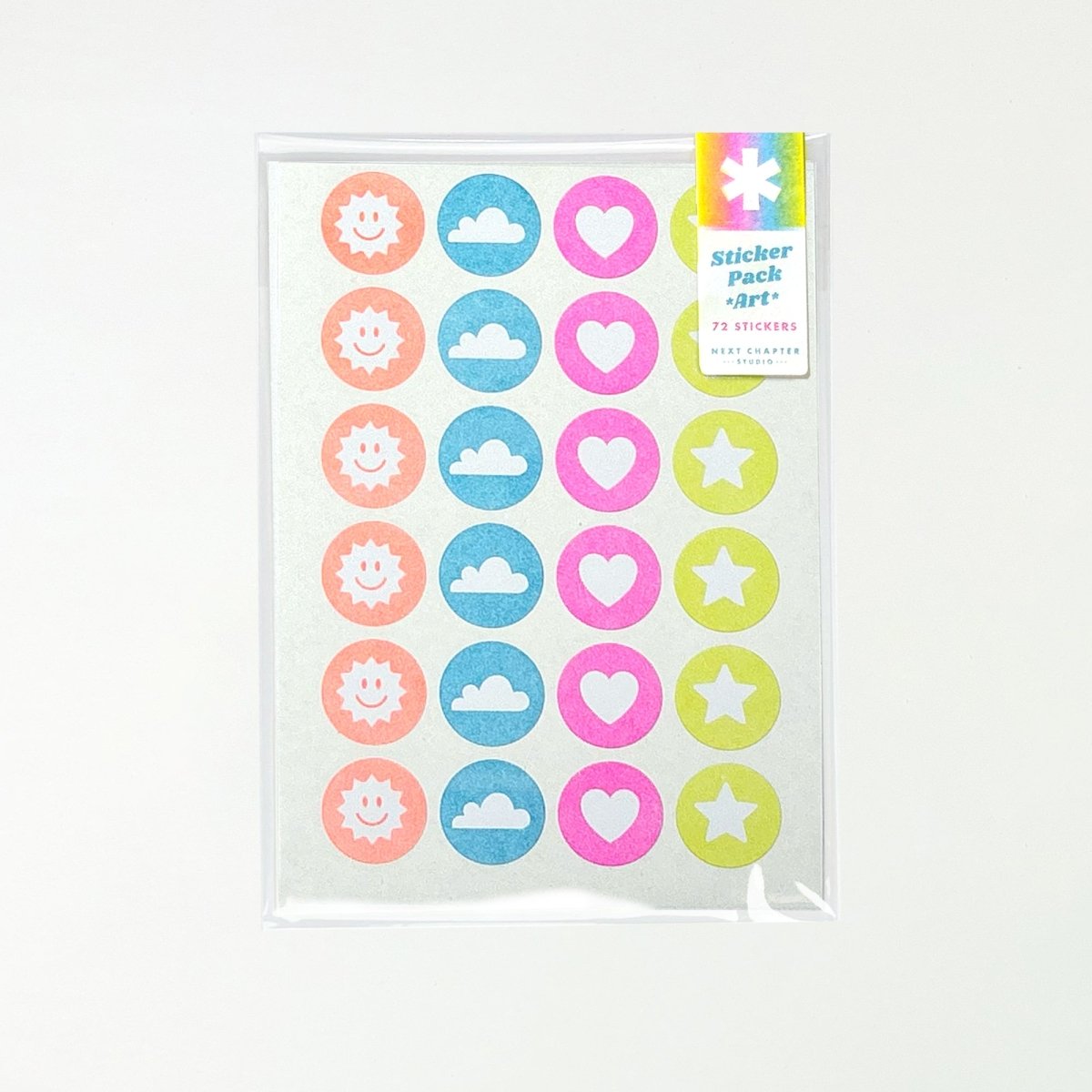 Sticker Pack - 1" Circles - Art - Next Chapter Studio