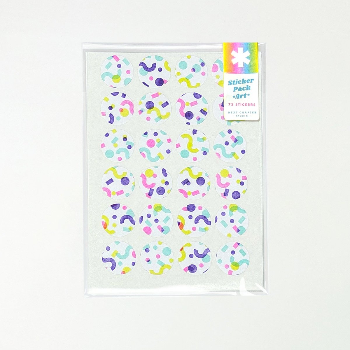 Sticker Pack - 1" Circles - Art - Next Chapter Studio
