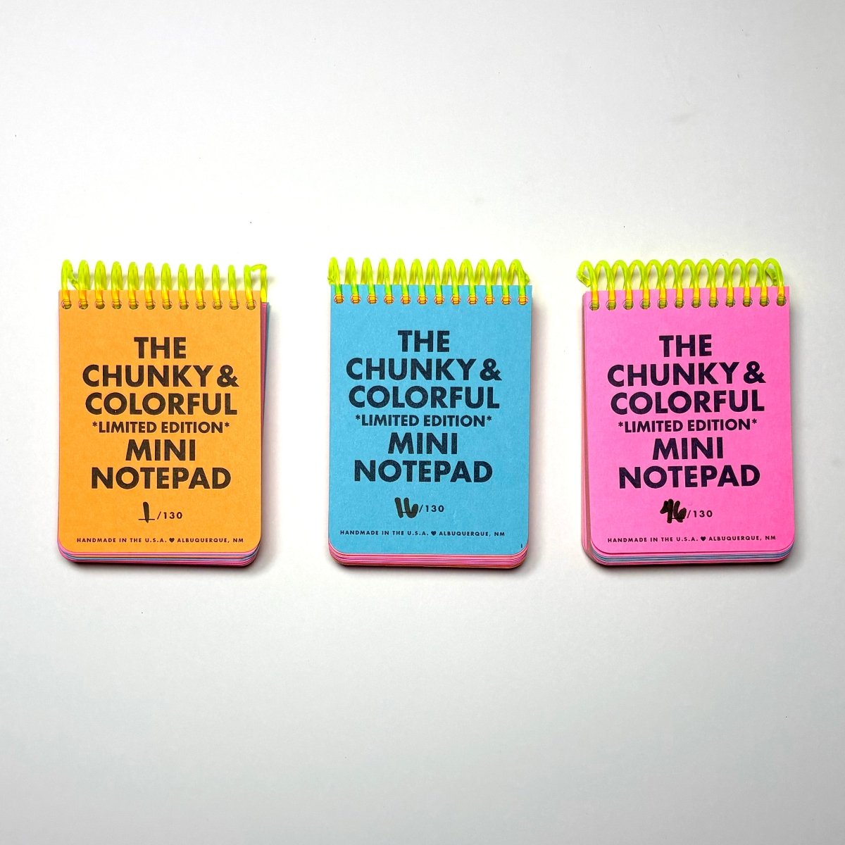 The Chunky & Colorful Limited Edition Mini Notepad - Next Chapter Studio