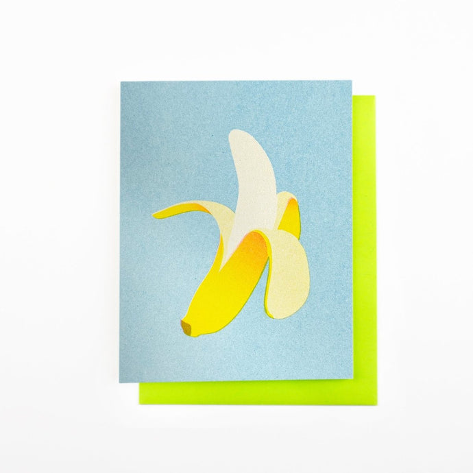 Banana Split - Risograph Greeting Card - Next Chapter Studio