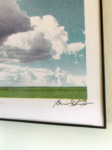Big Clouds in Northern New Mexico - Risograph Art Print - Next Chapter Studio