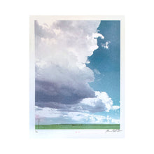 Big Clouds in Northern New Mexico - Risograph Art Print - Next Chapter Studio
