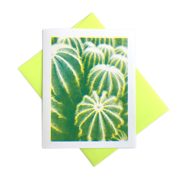 Cactus - Risograph Greeting Card - Next Chapter Studio