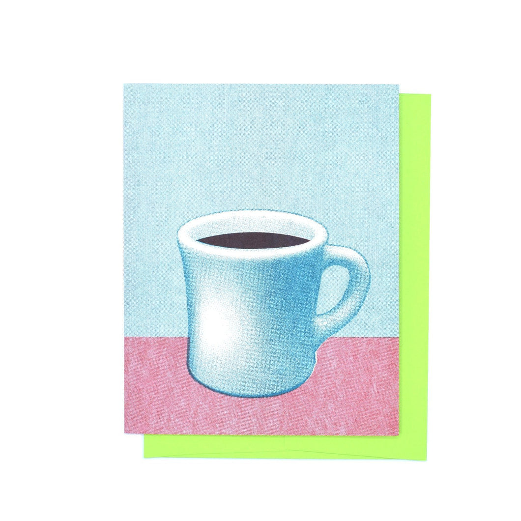 Coffee Mug - Risograph Greeting Card - Next Chapter Studio