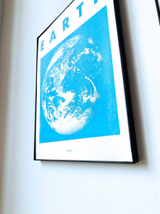 Earth - Planet Risograph Print - Next Chapter Studio